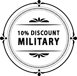 10% Military Dicsount Badge